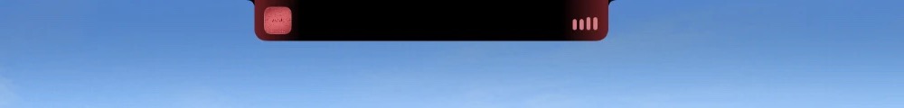 Closed notch with album art and an equalizer